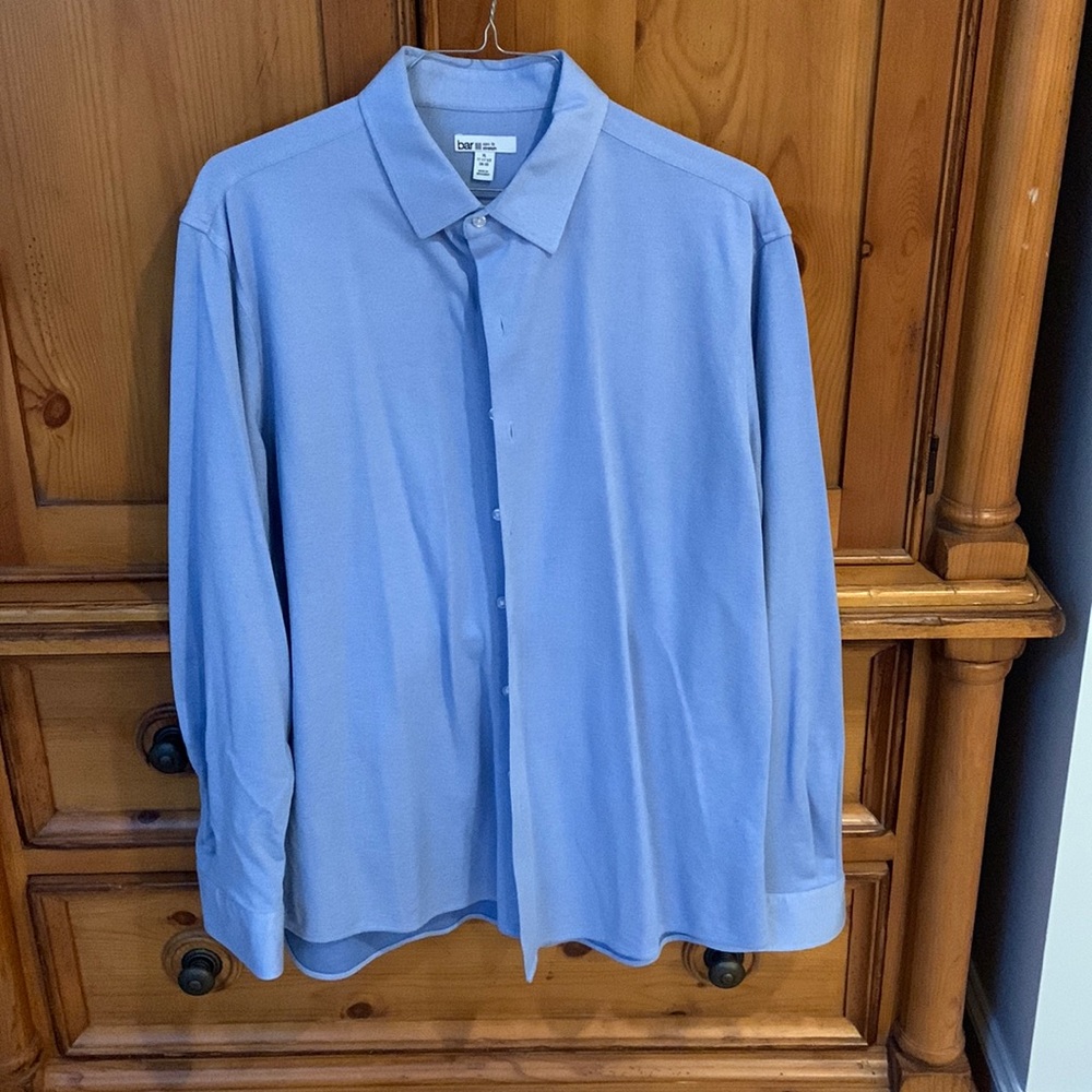 Blue Mens dress shirt